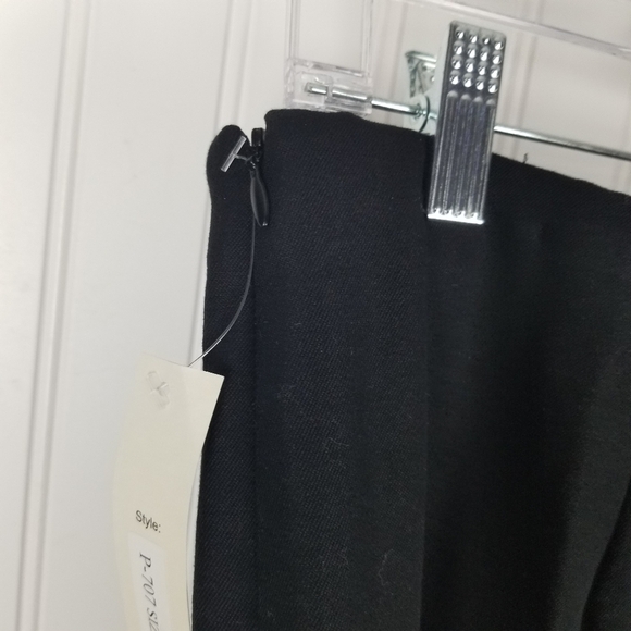 Eleven Classic Black Womens Pants Stretch Waist Size 14 Straight Leg Office Work - Picture 4 of 8